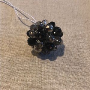 Stella & Dot Sofia Cluster Ring - Black